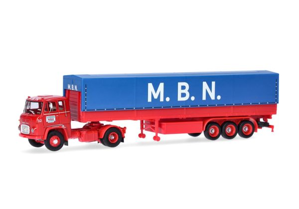 HERMS87MBS02619 - SCANIA LB 76 4x2 con rimorchio a 3 assi M.B.N. - 1