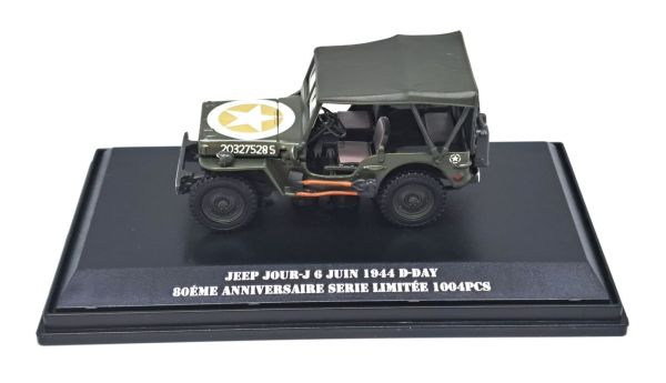 CAR91871 - Auto 80° anniversario dello sbarco - limitata a 1004 pezzi - JEEP 6 giugno 1944 D-DAY - 1