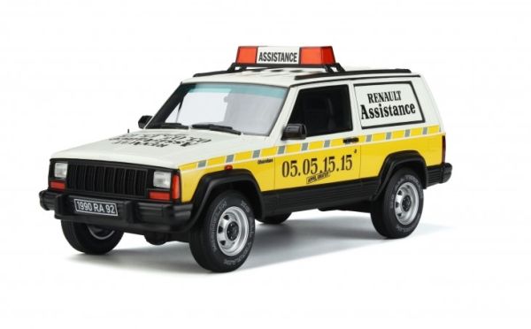 OT939 - JEEP CHEROKEE RENAULT ASSISTANCE 1989 giallo - 1