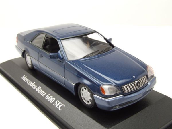 MXC940032600 - MERCEDES 600 SEC 1992 Blu metallizzato - 1