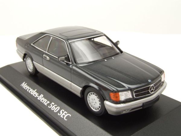 MXC940035121 - 1986 MERCEDES 560 SEC C126 Nero metallizzato - 1