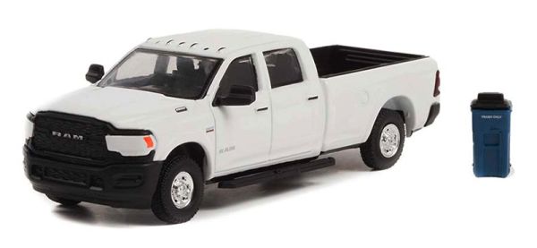 GREEN97130-F - DODGE Ram 2500 Tradesman 2021 con pattumiera della serie THE HOBBY SHOP in blister - 1