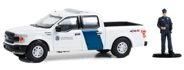 GREEN97150-F - 2018 FORD F-150 XLT U.S. Customs and Border Protection di THE HOBBY SHOP in blister - 1