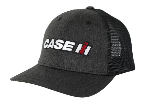 A3355 - Cappello CASE IH grigio con retro in rete nera - 1