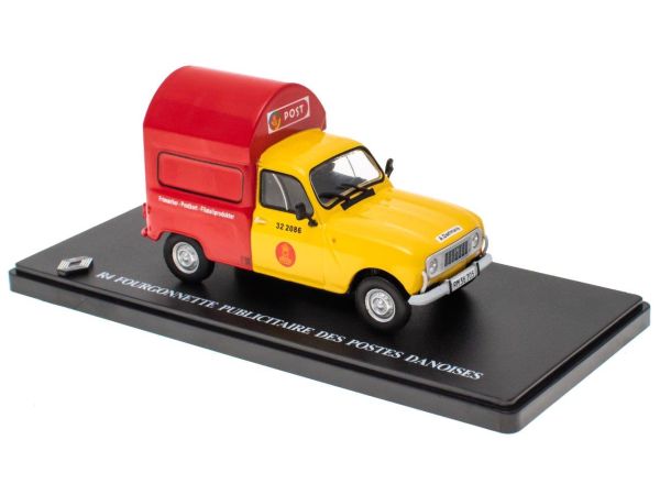 G110T030 - RENAULT 4 furgone pubblicitario giallo e rosso - 1