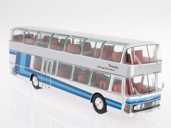 G1255021 - NEOPLAN NH22 Skyliner del 1983 bianco e blu - 1