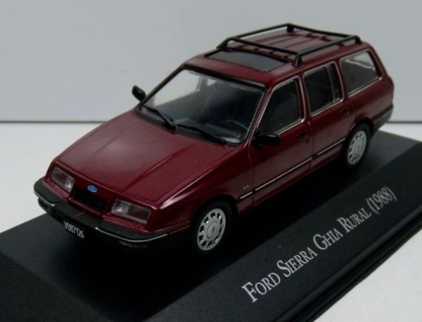 MAGARGAQV24 - FORD Sierra GHIA rurale 1988 bordeaux con libretto - 1