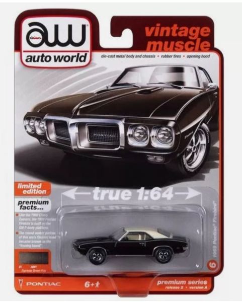 AW64402A-F - PONTIAC Firebird 1969 Marrone – In blister - 1