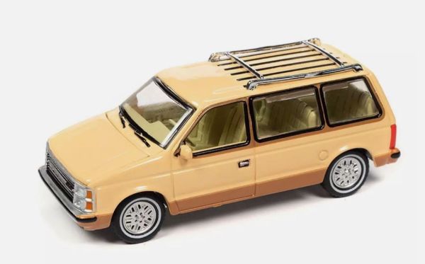 AW64402B-B - PLYMOUTH Voyager 1985 Beige e marrone - In blister - 1