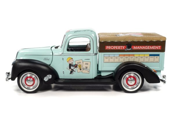 AMMAWSS138 - Camion FORD 1940 MONOPOLY verde e nero - 1