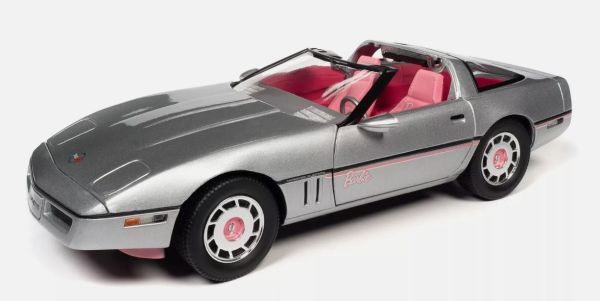 AWSS142 - CHEVROLET Corvette 1986 Grigia e rosa - BARBIE - 1