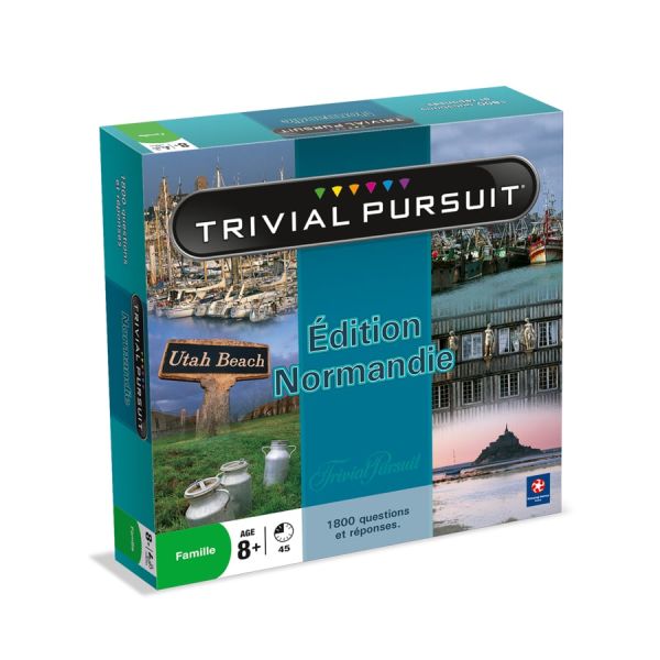 HASB2840 - TRIVIAL PURSUIT Edizione Normandia | dadi 8 anni - 1