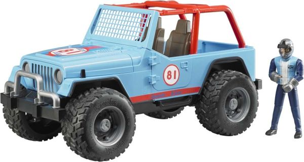 BRU2541 - JEEP Cross country blu con pilota Scala: 1/16 - 1