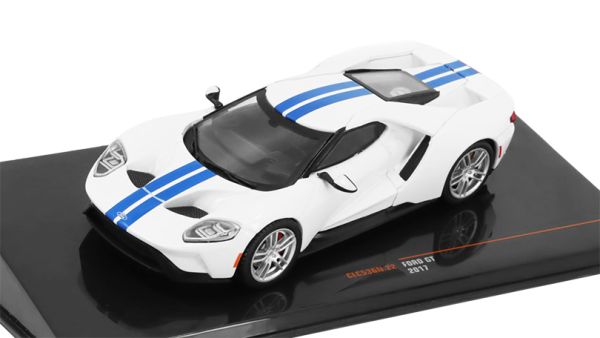 IXOCLC536N - FORD GT 2017 Bianco e blu - 1