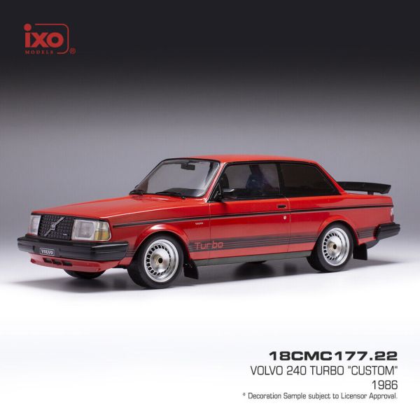 IXO18CMC177.22 - 1987 VOLVO 240 Turbo personalizzato rosso - 1