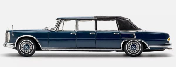 CMC205 - MERCEDES-BENZ 600 Pulmann W100 6 porte W100 Blu - 1