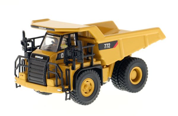 DCM85261 - Dumper CATERPILLAR 772C con driver e box in metallo - 1