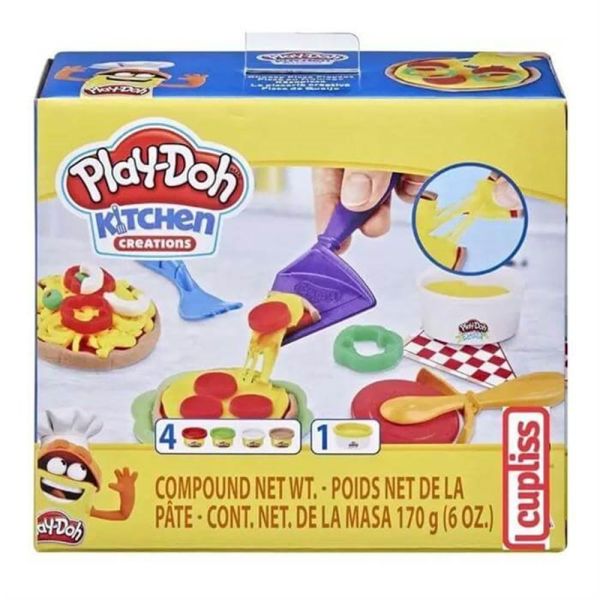 HASF1726 - Pizza con 4 vasetti PLAY-DOH Creazioni di cucina - 1