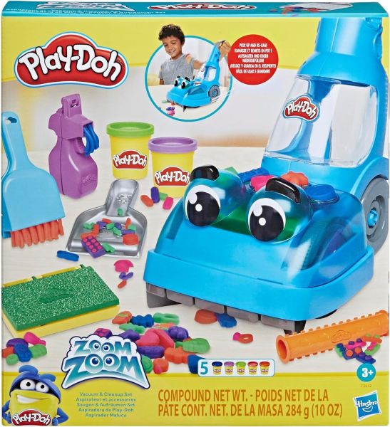 HASF3642 - PLAY-DOH Aspirapolvere e accessori con 5 contenitori - 1