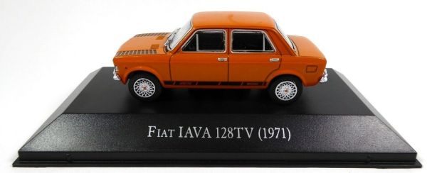 MAGARG36 - FIAT Iava 128 TV berlina 4 porte arancione del 1971 venduta in blister - 1