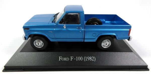 MAGARGAQV15 - Pick-up FORD F-100 1982 blu venduto in blister - 1