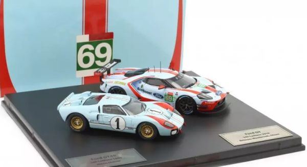 IXO-SP-FGT-43001-SET - FORD GT #69 2019 e FORD GT40 #1 1966 alla 24 Ore di Le Mans - 1