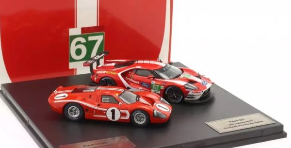 IXO-SP-FGT-43003-SET - FORD GT #67 2019 e FORD GT40 #1 1967 alla 24 Ore di Le Mans - 1