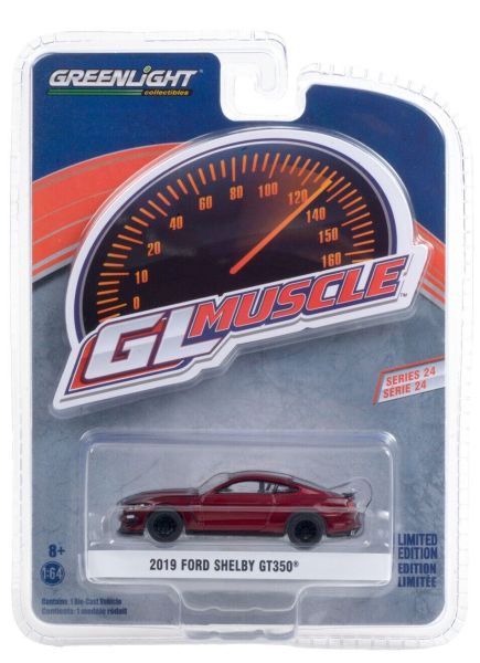 GREEN13290-E - FORD Shelby GT350 2019 rosso metallizzato GL Muscle Series venduto in blister - 1