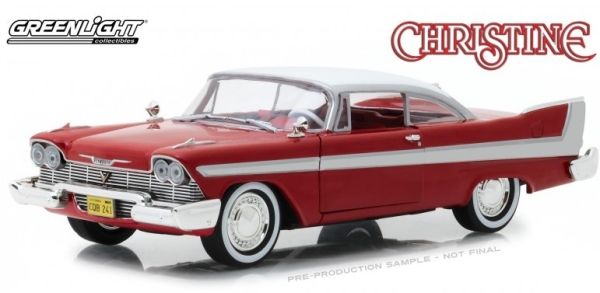 GREEN84071 - Tetto bianco rosso PLYMOUTH Fury 1958 dal film Christine 1983 - 1