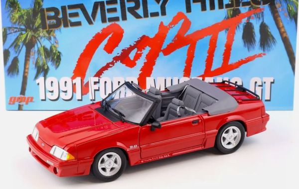 GMP-18998 - FORD Mustang GT cabriolet 1991 rosso dal film The Filc of Beverly Hills III 1994 - 1