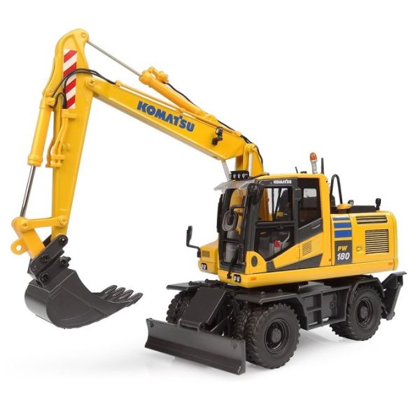 UH8163 - Escavatore gommato KOMATSU PW180-11 con benna e martello pneumatico - 1