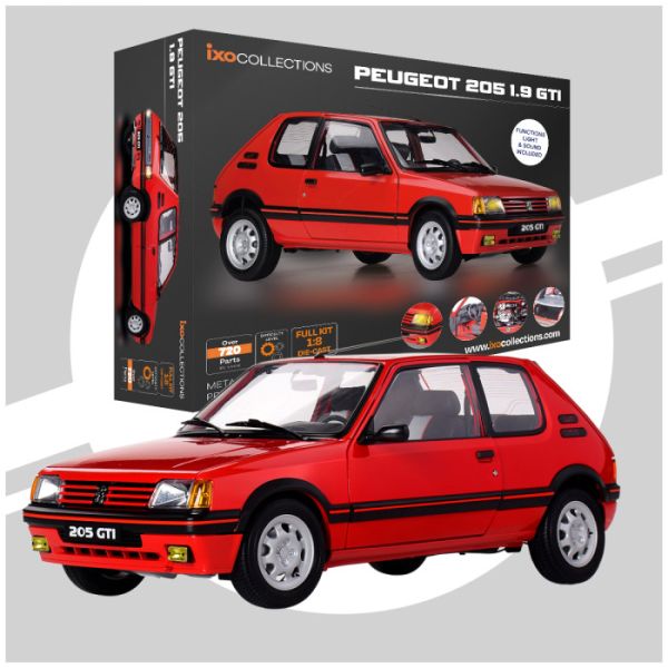 IXC.PEU.FK - PEUGEOT 205 1.9 GTI Rosso - KIT COMPLETO 720 pezzi - 1