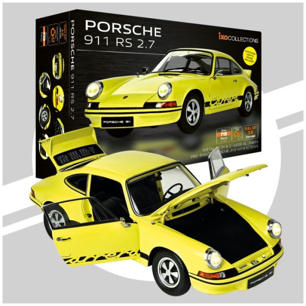 IXC.PRS.YB.FK - PORSCHE 911 Carrera RS 2.7 Giallo e Nero - In KIT 713 pezzi - 1