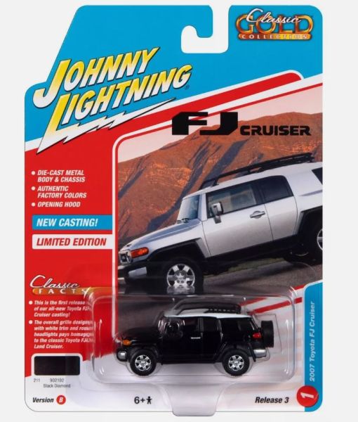 JLCG030B-A - TOYOTA FJ Cruiser 2007 Nero della serie CLASSIC GOLD in blister - 1