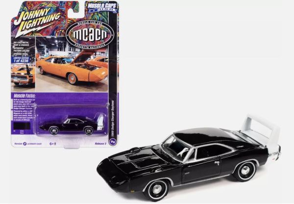 JLMC031B-B - DODGE Charger Daytona 1969 nero della serie MUSCLE CARS 2022 in blister - 1