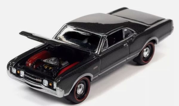 JLMC031B-C - OLDSMOBILE 442 W-30 1967 grigio della serie MUSCLE CARS 2022 in blister - 1