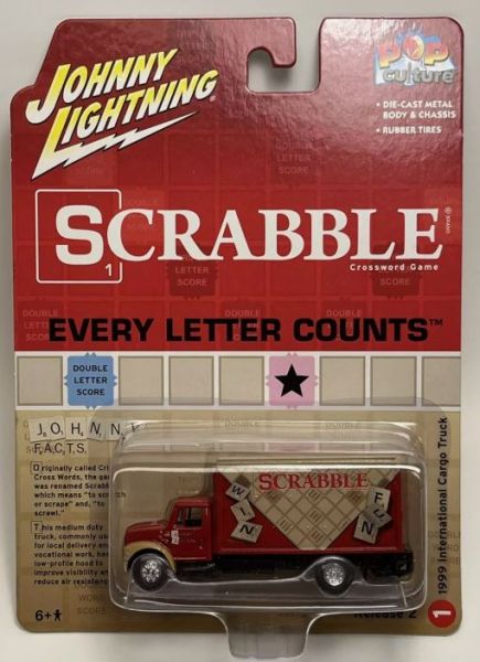 JLPC007-A - Camioncino INTERNATIONAL 1999 - SCRABBLE - dalla serie POP CULTURE 2022 in blister - 1