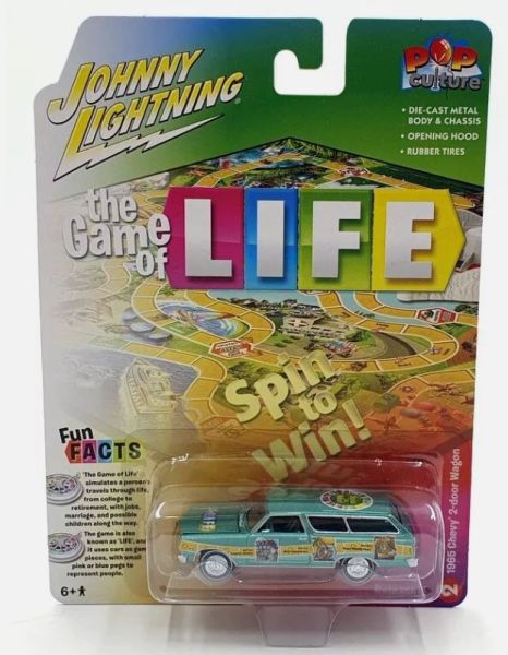 JLPC009-B - CHEVROLET Wagon 2 porte 1965 blu - THE GAME OF LIFE - dalla serie POP CULTURE 2022 in blister - 1