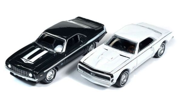 JLPK019A-2 - CHEVROLET Camaro 1969 verde e CHEVROLET Camaro 1967 bianco - YENKO - della serie TWIN PACK 2022 in blister - 1