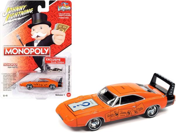 JLSP234 - DODGE Daytona 1969 arancione - MONOPOLY in blister - 1