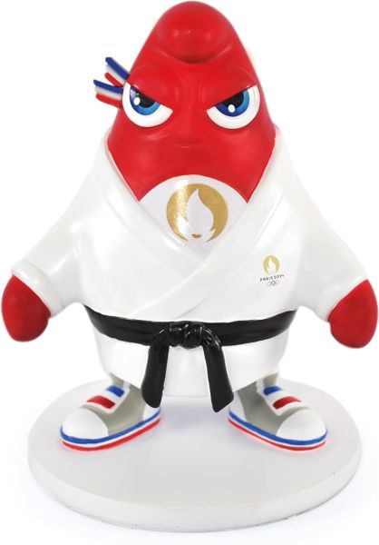 JO2511 - Figura ufficiale dei Giochi Olimpici di Parigi 2024 - judo - 13 cm - 1