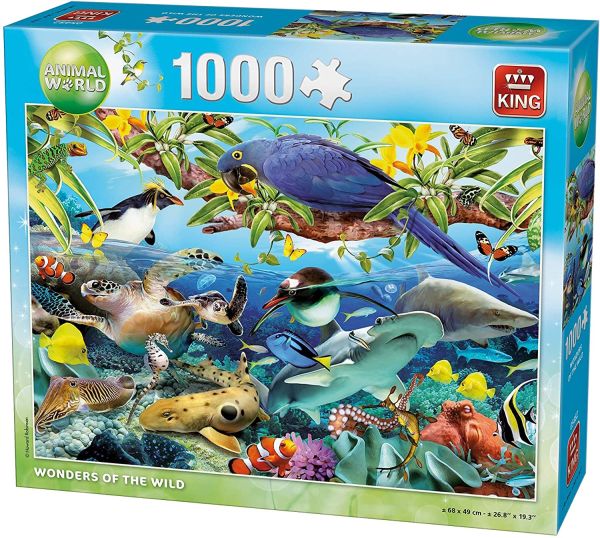 KING5482 - Puzzle da 1000 pezzi Le meraviglie della natura - 1