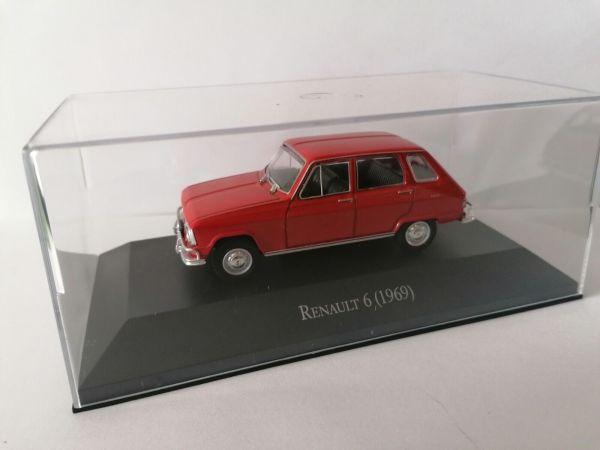 MAGARG27 - RENAULT 6 1969 rossa in blister - 1