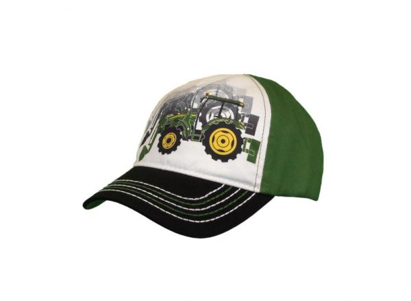 MC53080604BK - Cappellino per bambini JOHN DEERE bianco e verde - 1