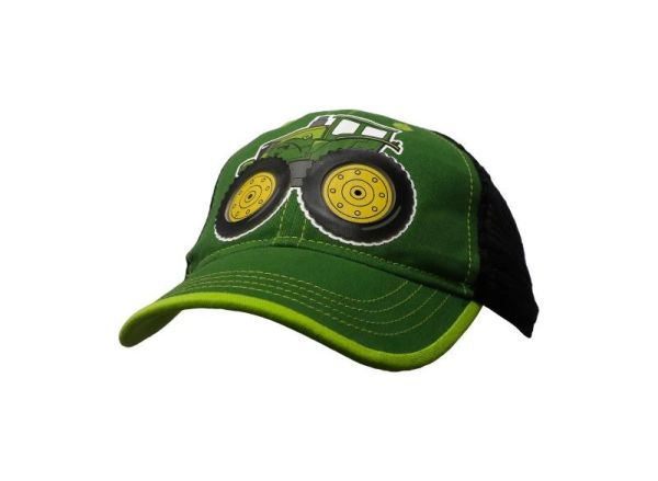 MCPBJSH963GT - Cappellino per bambini trattore JOHN DEERE verde e nero - 1