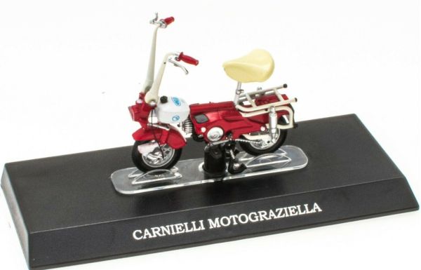 MAGMOT022 - Ciclomotore CARNIELLI Motograziella rosso e bianco - 1