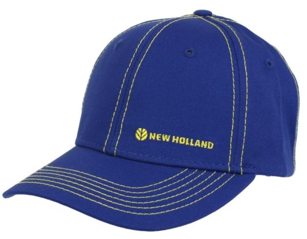 CASNH2185 - NEW HOLLAND Cappellino blu con logo giallo - 1