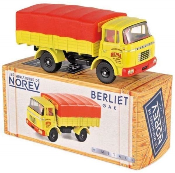 NOREVCL6911 - BERLIET GAK ha coperto il vettore Rema Dijon senape - 1