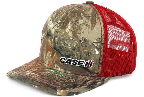 OBT174 - CASE IH Berretto mimetico con maglia rossa posteriore - 1