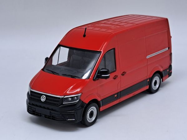 ODE143 - VOLKSWAGEN Crafter L2H2 Rosso con decalcomanie dei vigili del fuoco - Limitato a 504 unità. - 1